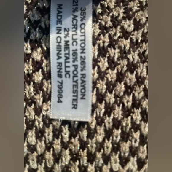 CHICO'S BLOCK LEOPARD 🐆 PRINT PONCHO ONE SIZE - Picture 12 of 14